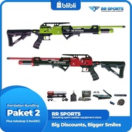 Senapan PCP Predator 38 Monolite + Teleskop