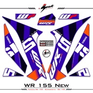 Yamaha WR 155 New List Body Striping WR155 Sticker Variation Yamaha WR Sticker WR 155 Striping Motif