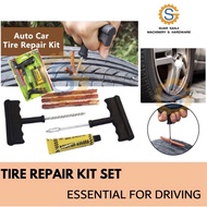 TUBELESS TIRE REPAIR KIT MHR EMERGENCY TYRE PUNCTURE CACING TAYAR MOTOR STICKY GUM TIRE BIKE