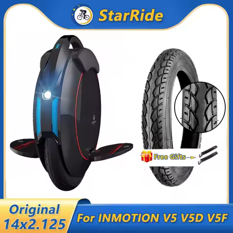 Original 14x2.125 Tire for INMOTION V5F V5D V5 Kingsong KS-14D Unicycle Self Banlance Electric Scoot