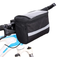 Bicycle Front Bag Electric Bike First Bag Cycling Equipment Accessories Front Handle Mobile Phone Bag Mountain Bike Toolkit