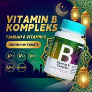 9YOUNG-BASIC Vitamin B Complex 复合维生素B族维他命群高含量缓解疲劳提升免疫力营养补充
