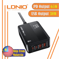 LDNIO 1.5M Desktop Charger A4808Q PD Output 65W QC USB 30W Super Fast Charge A4808 A-4808 A4809C 100