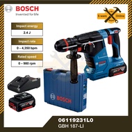 Bosch GBH 187-LI 18V 24mm Professional Cordless Rotary Hammer With One Chuck 2.4J Tukul Pahat Putar 