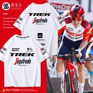 Trek TREK Tour de France Bicycle Team Uniform Cycling Jersey Pure Cotton Short-Sleeved Road Bike Mountain B
