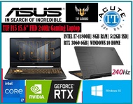 Asus TUF F15 FX506H-MAZ136T 15.6" FHD 240Hz Gaming Laptop