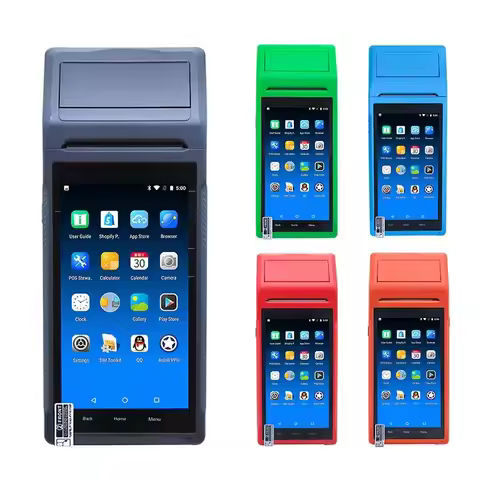 Mobile Pos Q2i Handheld Pos Terminal Printer 5.5" Android 8.1/11 Payment Machine Tablet Pos Lottery 