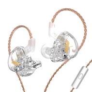 KZ EDX 1DD HIFI In Ear Earphone with Mic Headphones In Ear Noise Cancelling Earphone