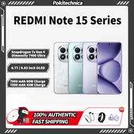 REDMI Note 15 pro+ Snapdragon 7s Gen 4 / REDMI Note 15 pro Dimensity 7400 Ultra / REDMI Note 15 Snap
