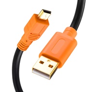 Mini USB Cable 10Ft, Mini USB Cable USB 2.0 Type A to Mini B Cable Male Cord for GoPro Hero 3+, Hero