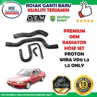 Proton Wira VDO Only 1.3 1.5 Premium OEM Rubber Radiator Hose Set Hos Cooling