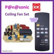 Compatible for P@nasonic Ceiling Fan PCB Board KDK Ceiling Fan Remote Set Kipas Siling Remote Value Set