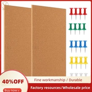 Cork Board Bulletin Board, Small Rectangular Pin Board for Wall, Self-Adhesive Cork Board for Office
