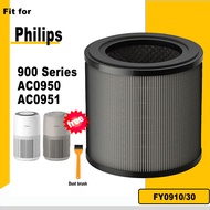 FY0910/30 FY0910 Replacement H13 Hepa Activated Carbon Filter for Philips Air Purifier 900 Series AC