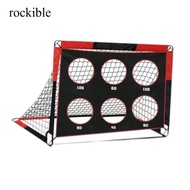 rockible Soccer Net Portable Soccer Goalpost Sports Soccer Accessories for Garden Training Soccer Eq