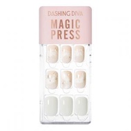 DASHING DIVA - Magic Press 白色魔藥 美甲指甲貼片 (MDR3W021RR)