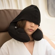 【紅點獎國際專利發明】瑞士Travelmall 3D專利按壓式充氣連帽枕