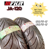 FKR JA120 Tubeless TL 130/70-12 120/70-12 ELIT Tayar Tyre