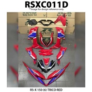 COVER SET HONDA RS-X 150 Blue Trico Red White COVERSET BIRU MERAH OUTIH COVERSET RSX150 ORIGINAL RAP