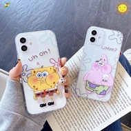 Casing Samsung Galaxy J5 J7 Prime On7 J4+ J6+ Plus J4 J6 J8 2018 C5 C7 C9 Pro C8 J3 J5 J7+ Pro 2017 J730 J530 J710 J510 J310 Phone Case Spongbob &amp; Patrick Star Cute Cartoon Transparent Silicone Soft Cover