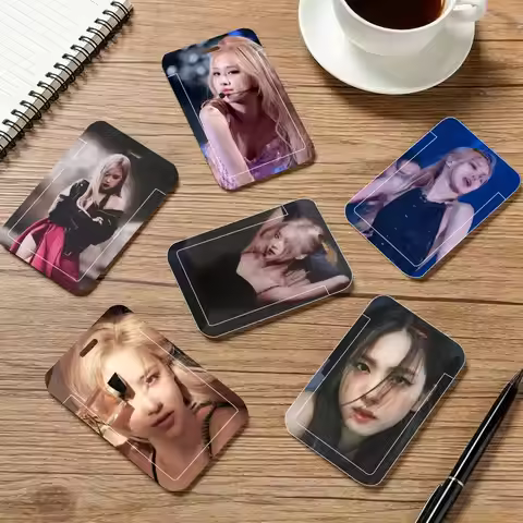 KPOP Roseanne Park B-BLACKPINK ID Card Holder Neck Strap Pendant Door Badge Holder Lanyards Keychain