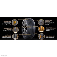 🚗🎁✤☫◆Continental MaxContact 6 MC6 16 17 18 INCH Tyre Tayar Tire (INSTALLATION OR DELIVERY)