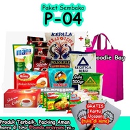 [#P-04] Paket Sembako (beras gula kopi sabun biskuit) hampers parsel