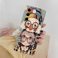 Softcase hp VIVO V27,V27E,V27 PRO Fashion Case Cartoon Case VIVO V27,V27E,V27 PRO Silicone Tpu Pro C