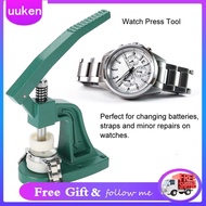 uukendh Watch Press Tool  Back Case Closer Watchmaker Pressing Bezel with Dies Repair Tools