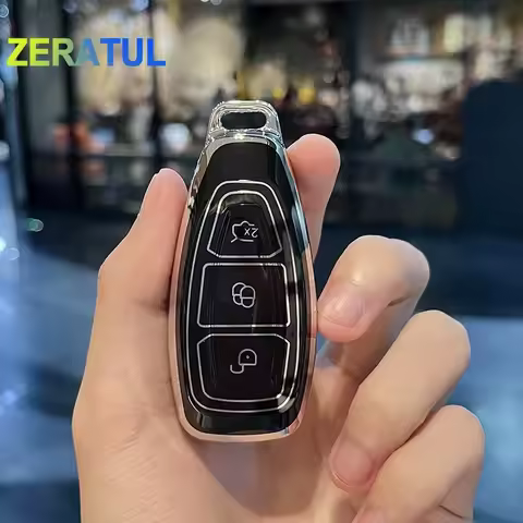 Shell Fob Holder For Ford Fiesta Focus 3 4 Mondeo Ecosport Kuga Focus ST Transit Custom Wagon TPU Re