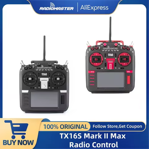 RadioMaster TX16S MKII Max Radio Controller V4.0 Hall Gimbals ELRS / 4IN1 Transmitter Remote Control