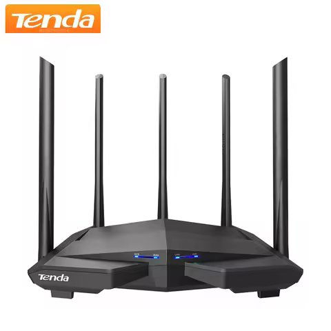 Tenda AC11 Gigabit WiFi Router AC1200 Dual Band 2.4G 5GHz MU-MIMO Smart App Control Management W/ 5