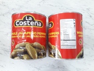 ỚT JALAPENO NGUYÊN TRÁI NGÂM LA COSTENA 2.8KG. Best Before: 2027.