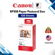 CANON RP108 PAPER POSTCARD SIZE 108 SHEETS (NEW PACKAGING) PAPER FOR CP1500 PRINTER