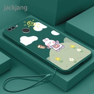 casing Huawei Y7 2018 NOVA2 LITE phone case softcase Silicone New designLovely Cute rabbit case