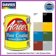 ☽ ✢ ❧ Davies Acreex Rubberized Floor Paint 1 Liter