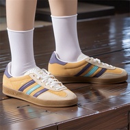 รองเท้าผู้ชาย รองเท้าผู้หญิง GAZELLE INDOOR รองเท้าลำลอง clover รองเท้าผ้าใบคู่แบบหุ้มข้อต่ำ IG1636