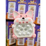Popit electronic pop it Shiba Dog 999 lever with battery