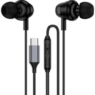 Earbud Berwayar Pixel USB C untuk Google Pixel 10 Pro XL/Fold,10 Pro,10,9a,9 Pro XL,9 Pro Fold,9,8a,