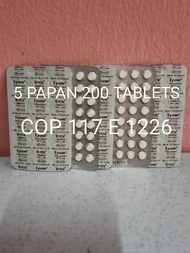 READY STOCK EPAM 5MG EPAM 5MG COP 117 E1226 VATAMIN 1 PAPAN 40 TABLETE 5 PAPAN 200 TABLETS 10 PAPAN 