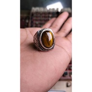 Natural tiger eye ring Biduri sepah