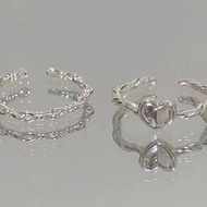 Simple Women's Ring Design Niche Sweetheart Twisted Braided Ring Love Ring Simple Ring 25.9.9