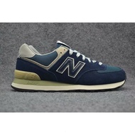 New Balance 574 Nb574 navy blue sports shoes for men and women 36-44