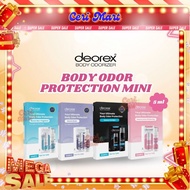 DEOREX SPRAY MINI SIZE CONTENTS 5ML