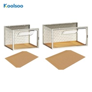 [Koolsoo] Portable Reptile Terrarium Container with Lid Ventilation Design Cage Accessories for Liza