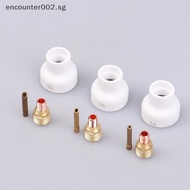 [ER] 3Pcs TIG Welding #16 1.6/2.4/3.2MM White Ceramic Nozzle Alumina Cup Kit Torches WP9 20 25 Stubb