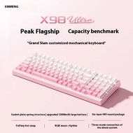 XINMENG X98 Ultra Mechanical Keyboard Wireless Bluetooth Three Mode 12000mAh Large Capacity Customiz