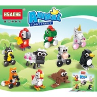 Yok susun - Cute Toy brick Stacking lego Land Animal Edition For Education And Collection