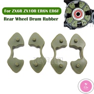 C3 For Kawasaki ZX6R ZX10R ER6N ER6F ZX-6R ZX-10R ER 6N 6F Rubber Buffer 4Pcs ZX 6R Motorcycle Rear 