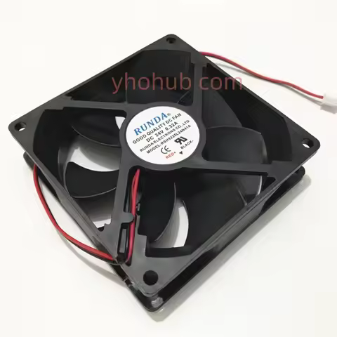 RUNDA RSH9225L24N41A DC 24V 0.32A 92x92x25mm 2-Wire Server Cooling Fan